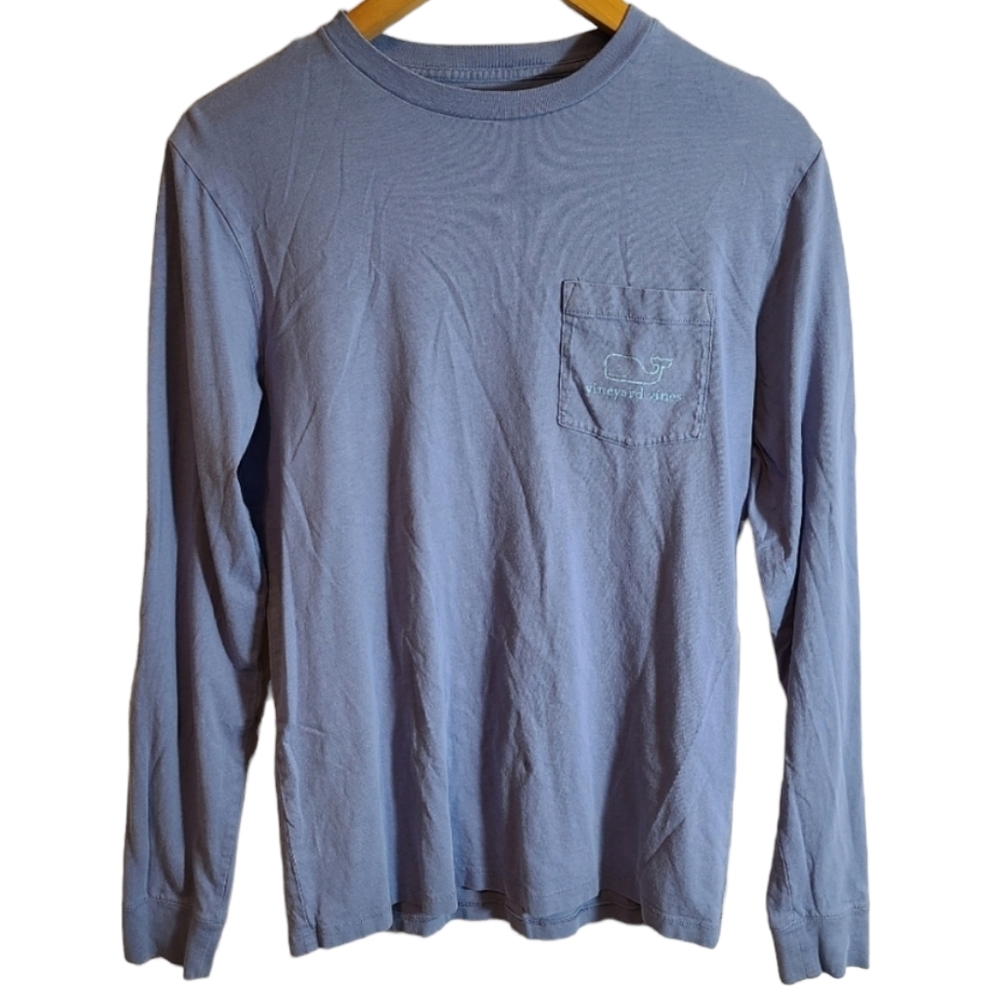 Vineyard Vine T-shirt Blue Long Sleeve Pullover Top